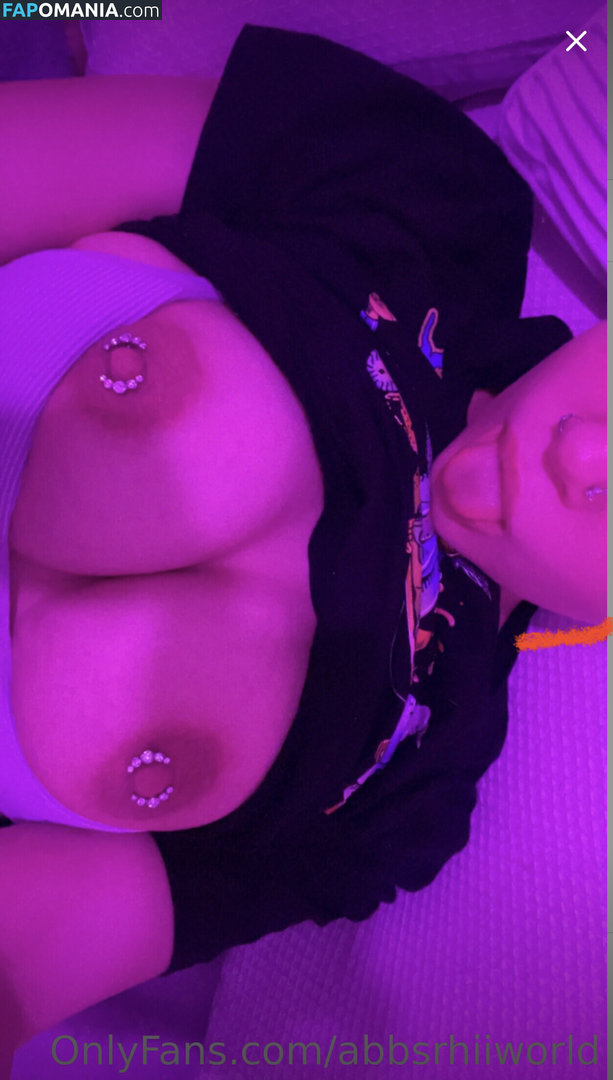 abbsrhii / abbsrhiiworld Çıplak OnlyFans  Sızdırılmış Fotoğraf #3