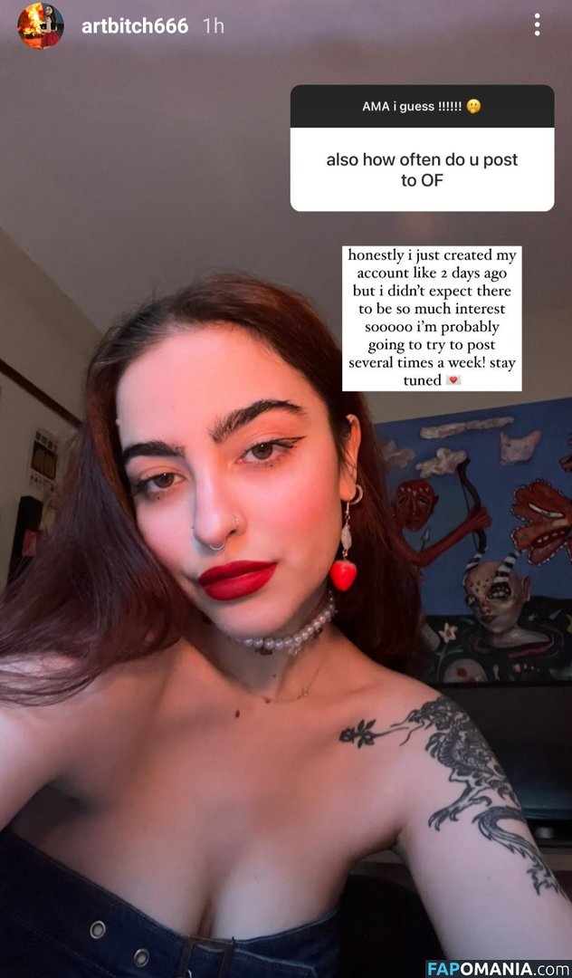 artbitch666 / huhlaynuh Çıplak OnlyFans  Sızdırılmış Fotoğraf #2