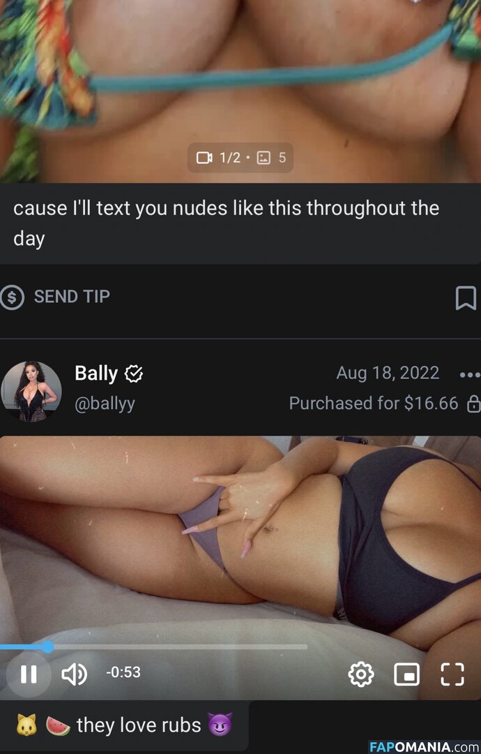 Ballyy / b.ballyy Çıplak OnlyFans  Sızdırılmış Fotoğraf #3