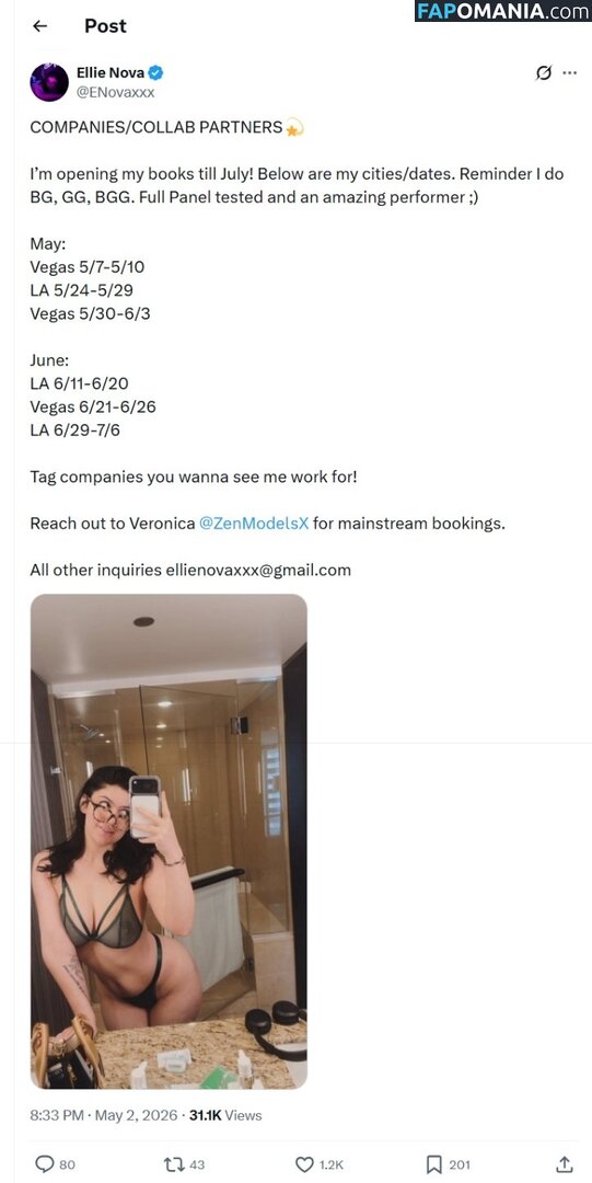 Ellie Nova / SlayherJax / ellienovaxx / ellienovaxxx / ellienovaxxx - Çıplak OnlyFans  Sızdırılmış Fotoğraf #4