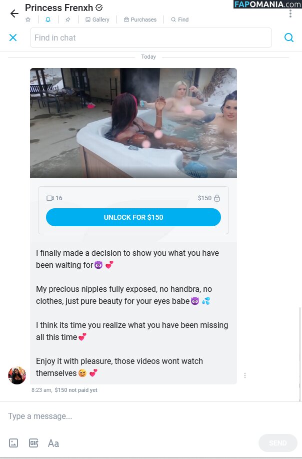 PrincessFrenxh / princesssfrenxh Çıplak OnlyFans  Sızdırılmış Fotoğraf #1