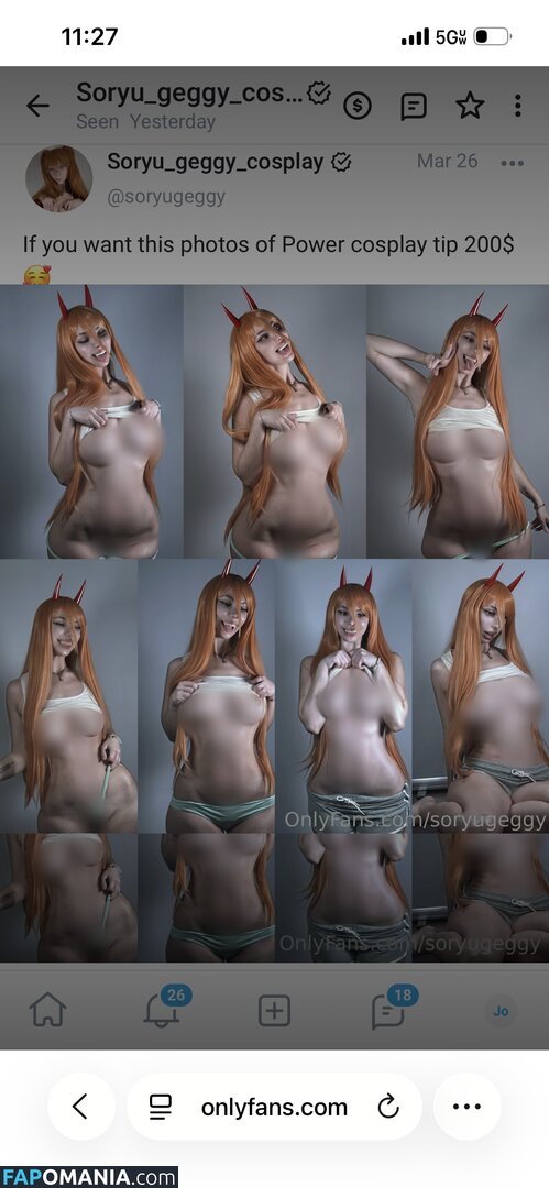 Eugenia Haruno / Soryu Geggy Cosplay / Soryugeggycosplay / soryu_geggy_cosplay / soryugeggy Çıplak OnlyFans  Sızdırılmış Fotoğraf #261